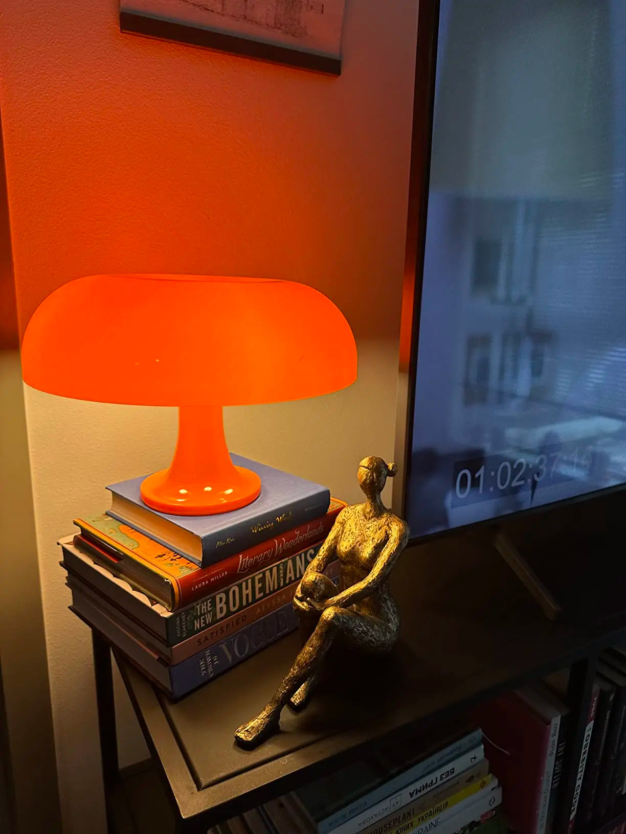Italien Designer LED Pilz Tischlampe