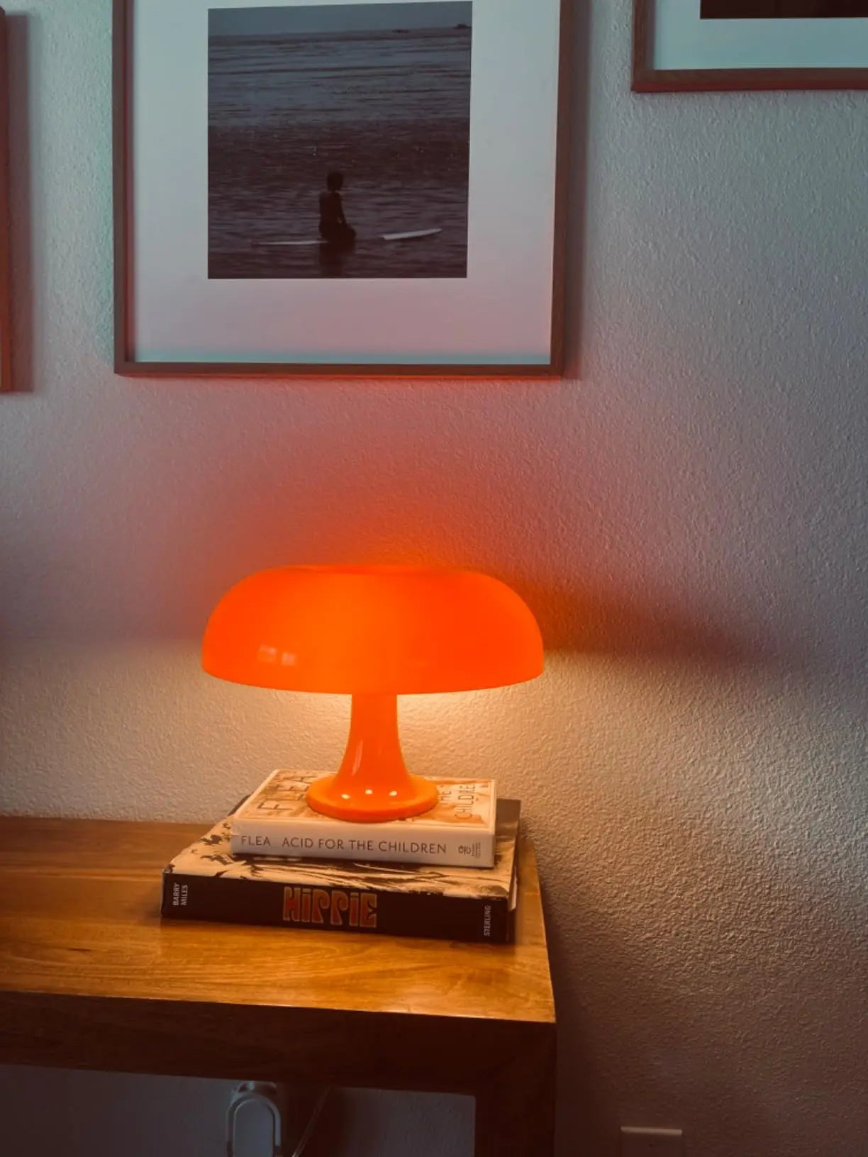 Italien Designer LED Pilz Tischlampe