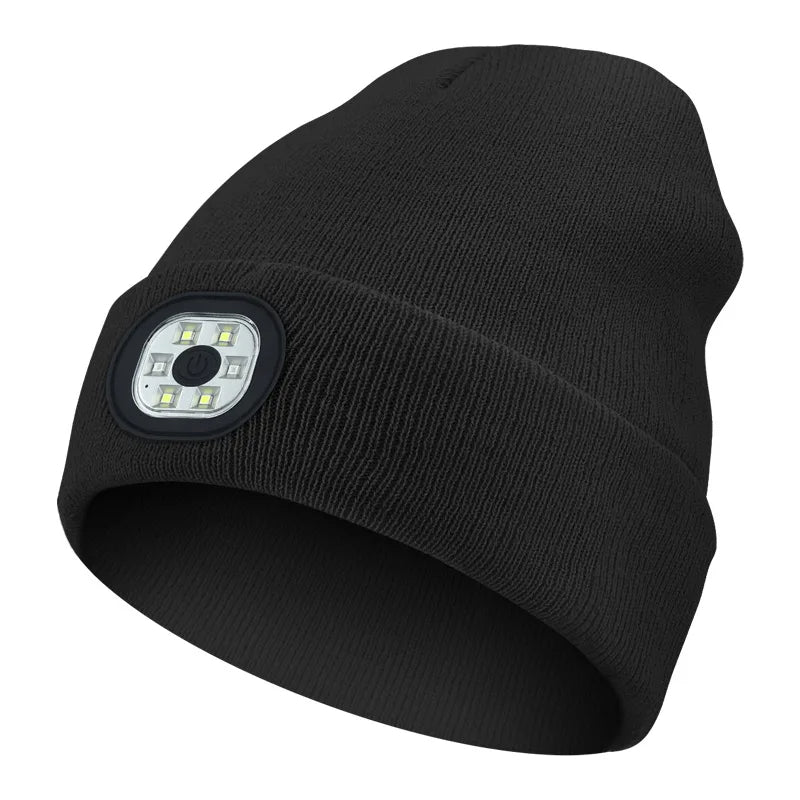 LED Bluetooth Beanie Hut mit Stereo-Musikplayer & Taschenlampe