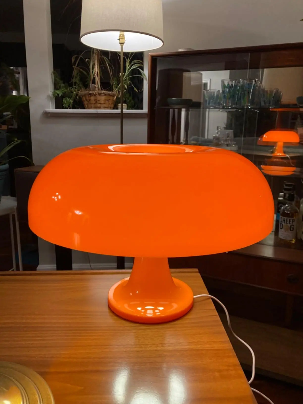Italien Designer LED Pilz Tischlampe
