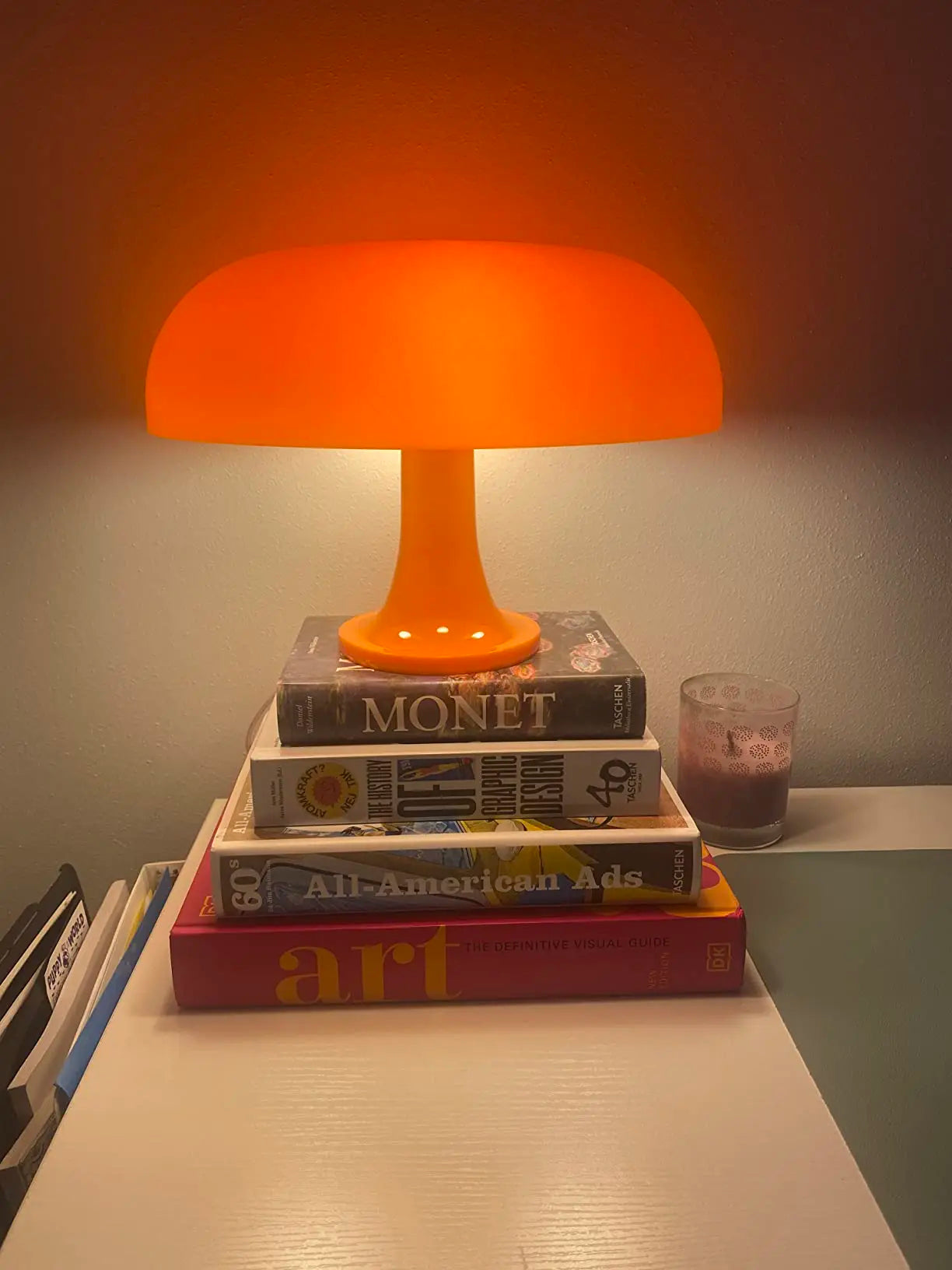 Italien Designer LED Pilz Tischlampe