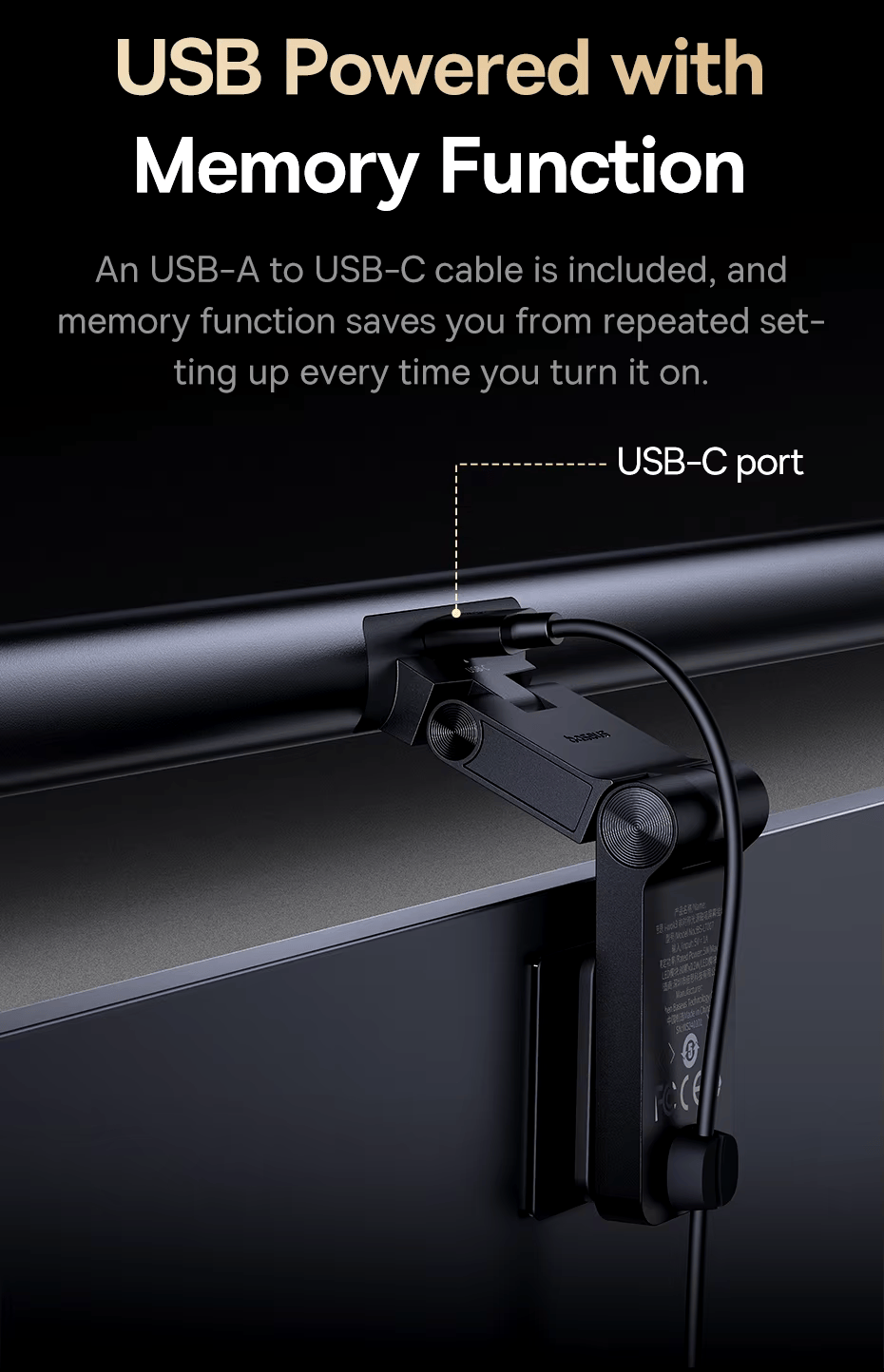 Baseus Magnetische LED Monitorlampe