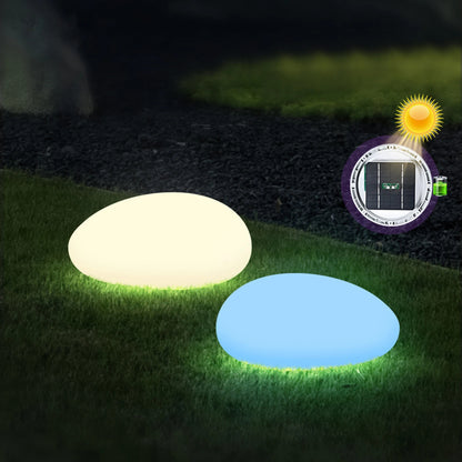 Solar LED Garten Rasen Glühender Globus Licht