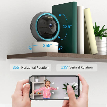 Sunisee Indoor WLAN-Kamera – 1080P Baby Monitor mit Bewegungserkennung & Zwei-Wege-Audio