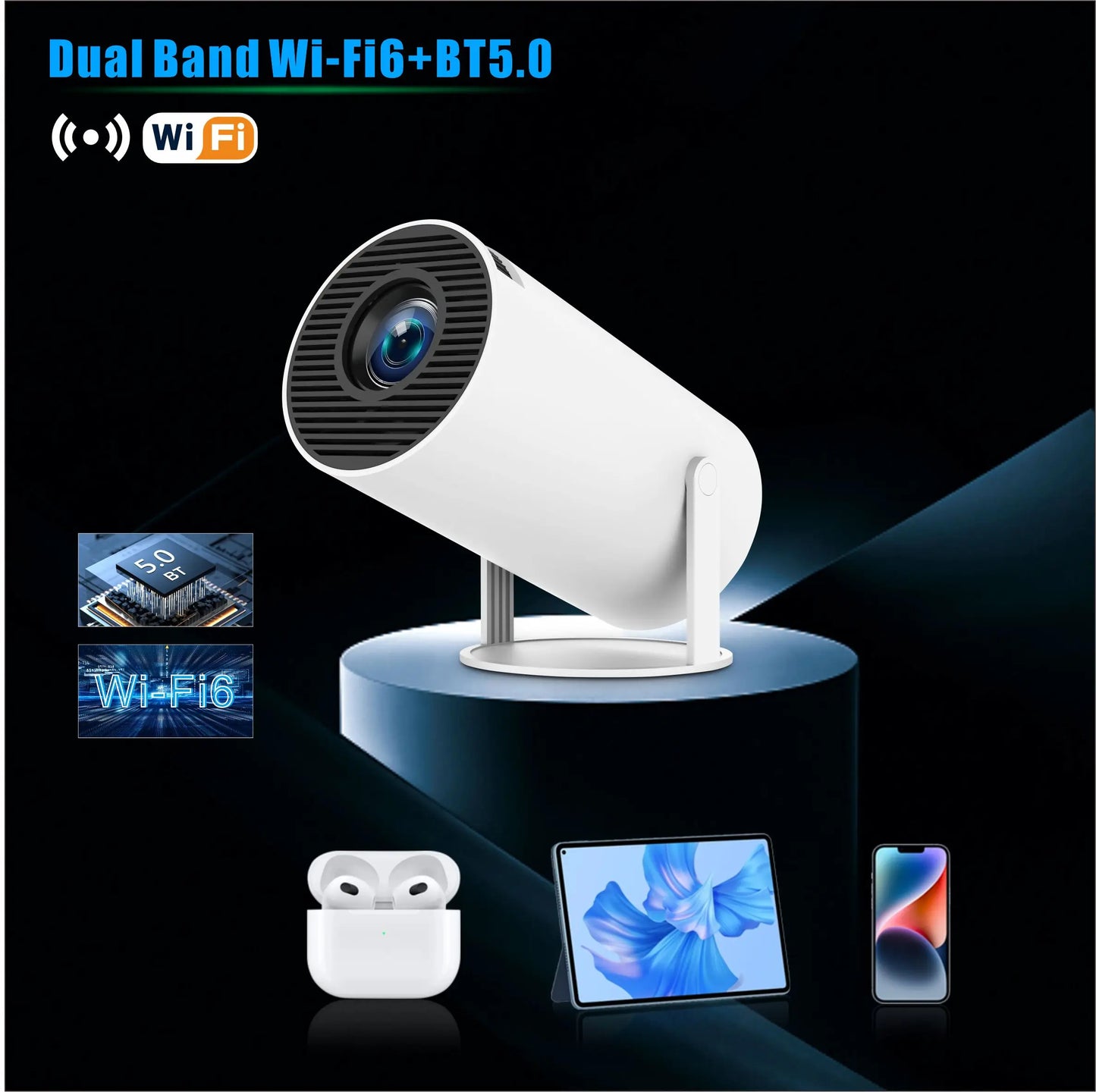 Mini-Projektor HY300 Pro – Tragbares Heimkino