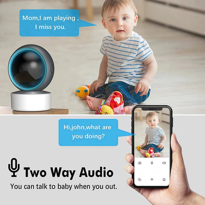 Sunisee Indoor WLAN-Kamera – 1080P Baby Monitor mit Bewegungserkennung & Zwei-Wege-Audio