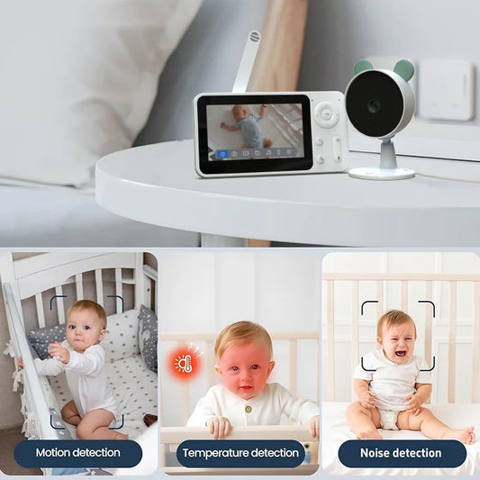 Baby Monitor mit Kamera & 4,3" Display – Wireless Videoüberwachung für Baby & Haustier