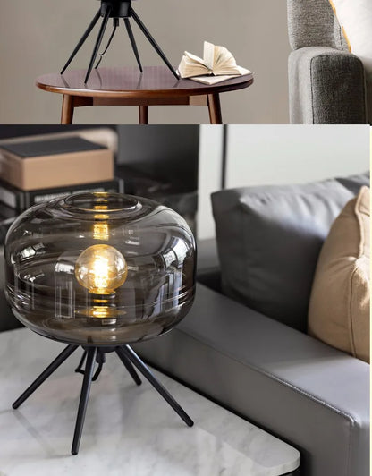 Nordic LED Tischlampe – Moderne Glasleuchte