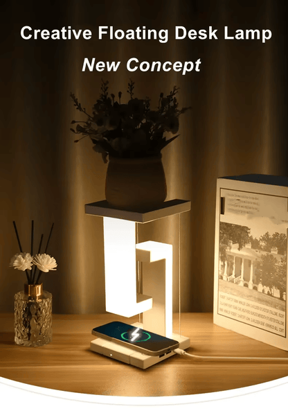 Schwebelampe mit 10W Wireless Charger – Deko & Licht für Zuhause