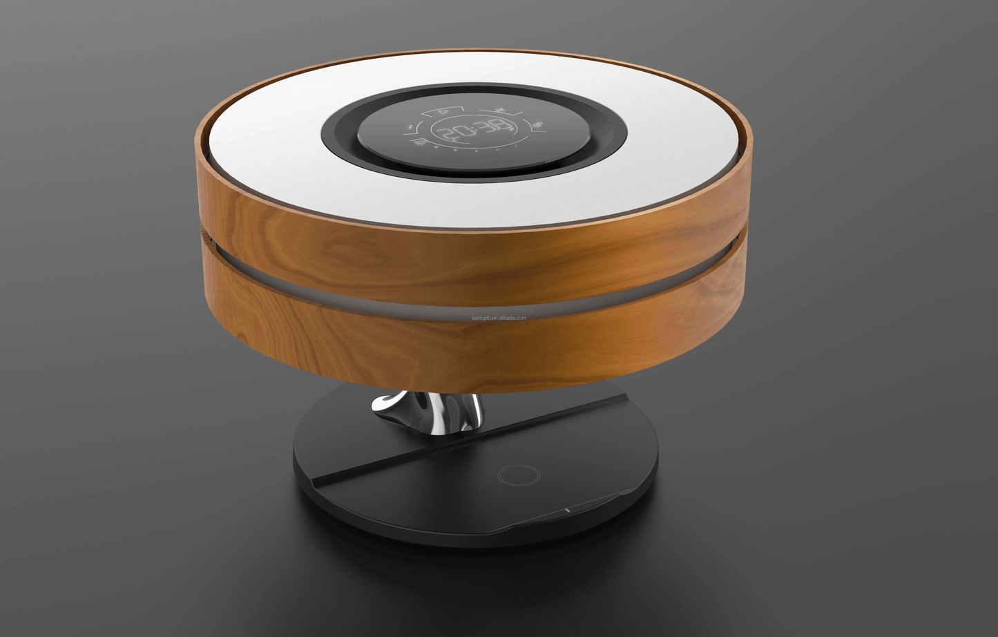 Smart Tischlampe – BT-Lautsprecher, Wireless Charger & Nachtlicht
