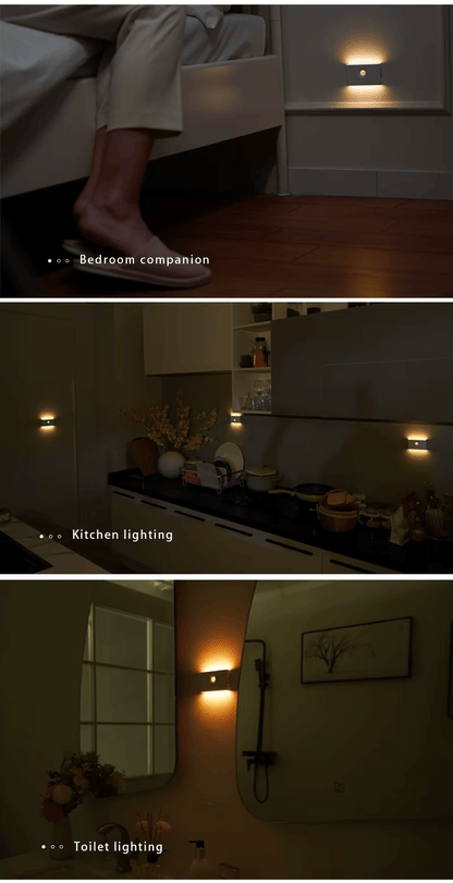 Magnetische LED-Nachtlampe mit Bewegungssensor & Smart-Linkage