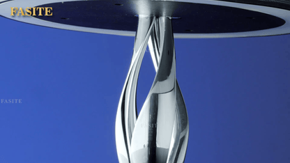 Smart LED Tischlampe mit BT Lautsprecher, Dual Wireless Charger & Dimmfunktion
