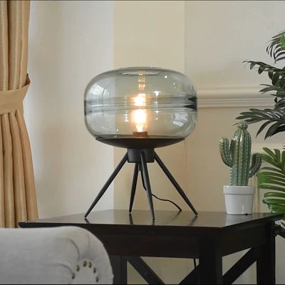 Nordic LED Tischlampe – Moderne Glasleuchte