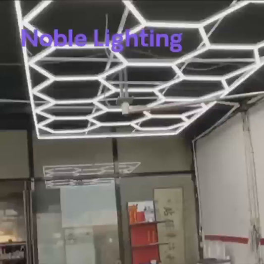 Multi Garagenleuchte – Sechseckige LED-Wabenbeleuchtung
