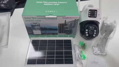 Wistino Solar Kamera 6MP – Dual-Lens 4G/WiFi Überwachungskamera mit Nachtsicht & IP66
