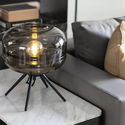 Nordic LED Tischlampe – Moderne Glasleuchte