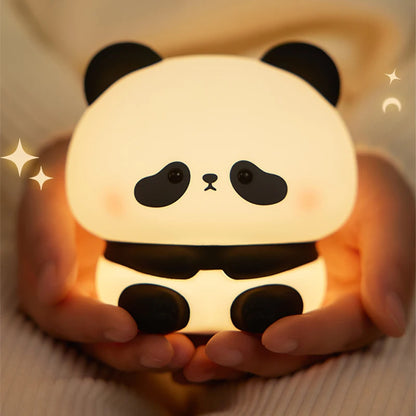 USB Wiederaufladbares LED Nachtlicht – Niedliches Panda-Design